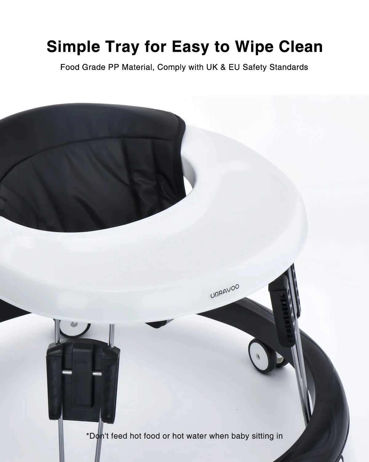 Ubravoo Baby Walker Round Adjustable With Universal Wheels