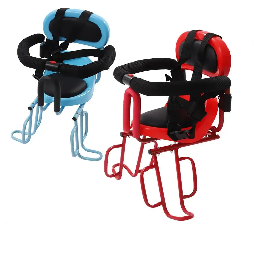 Bike Child Safety Seat With Foot Pedal Belt Universal