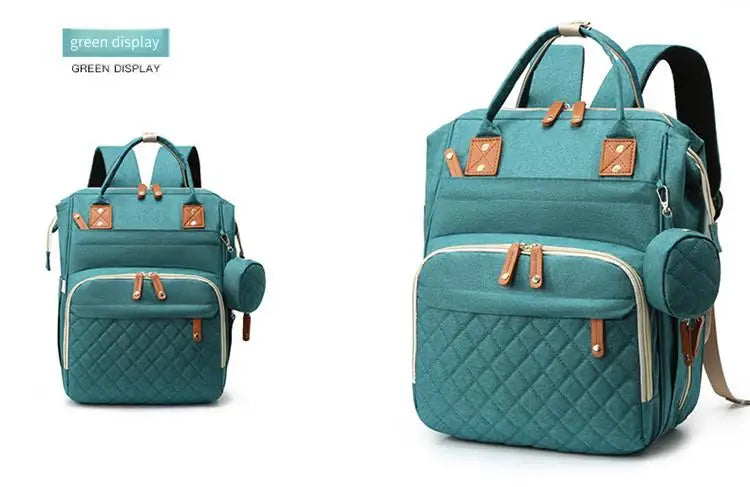 Waterproof Wear Resistant Mom Backpack Diaper Bag Capacity