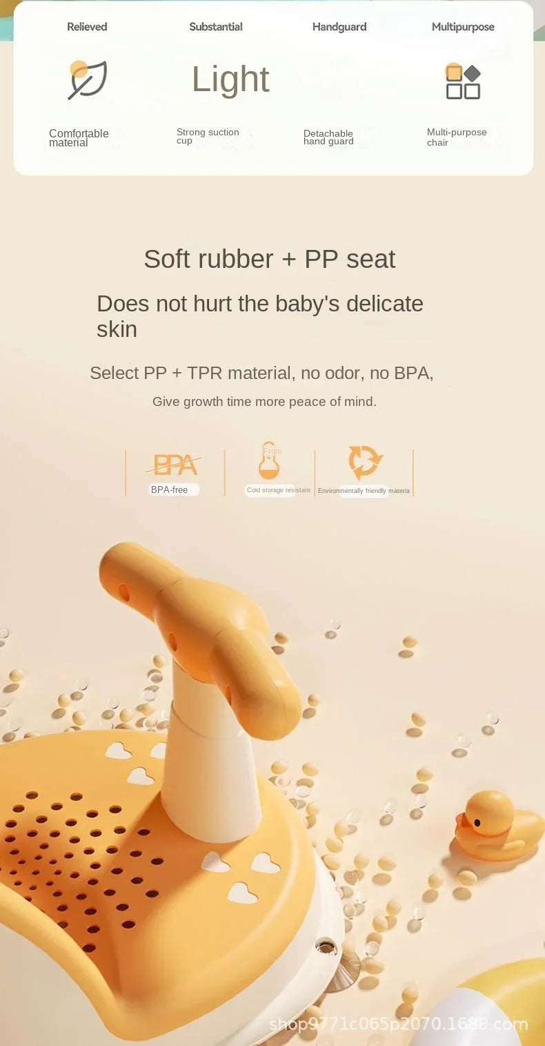Portable Shower Seat For Babies Toddlers Growth Accessories