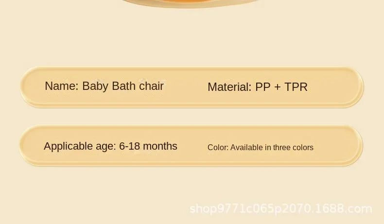 Portable Shower Seat For Babies Toddlers Growth Accessories