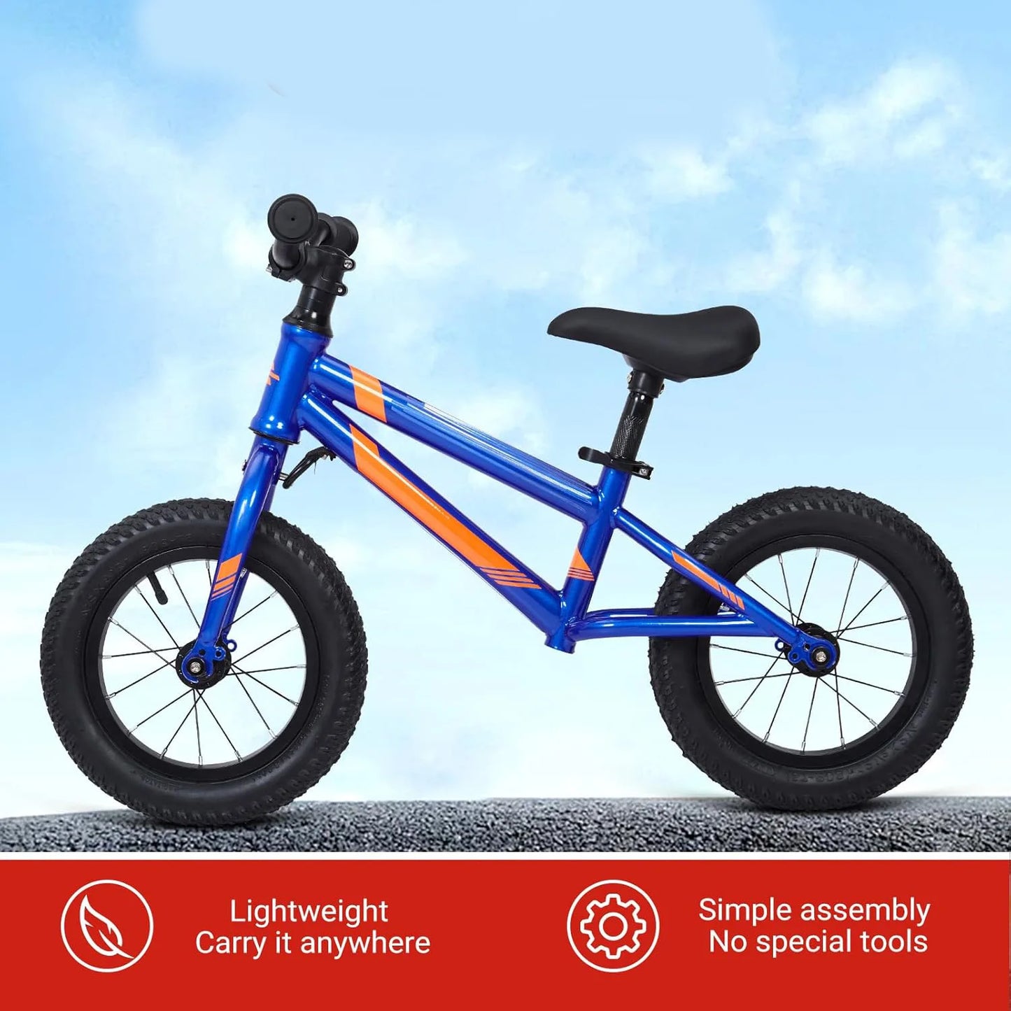 No Pedal Balance Bike For Kids With Adjustable Seat