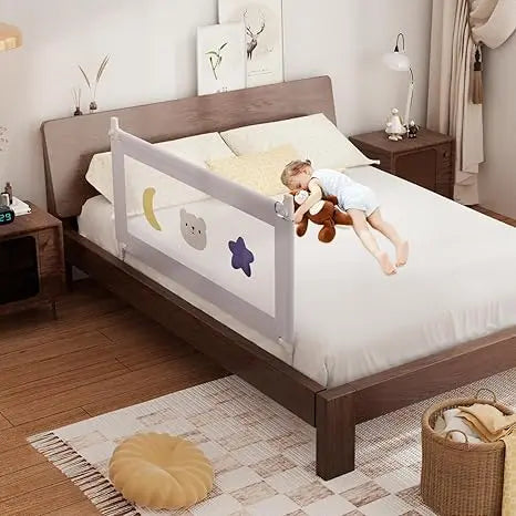 Toddler Bed Rails 3 Pack With Double Child Lock Pattern