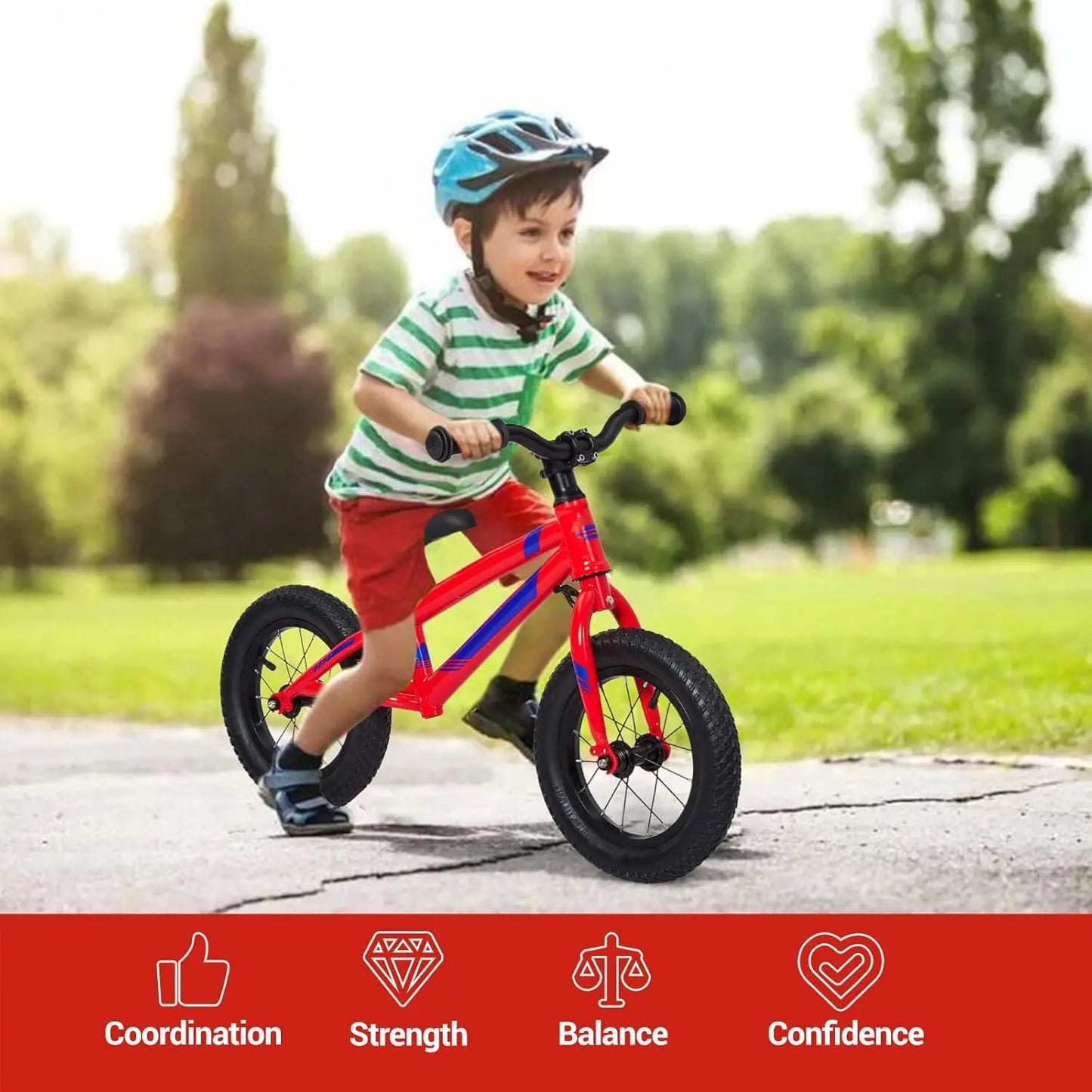 No Pedal Balance Bike For Kids With Adjustable Seat