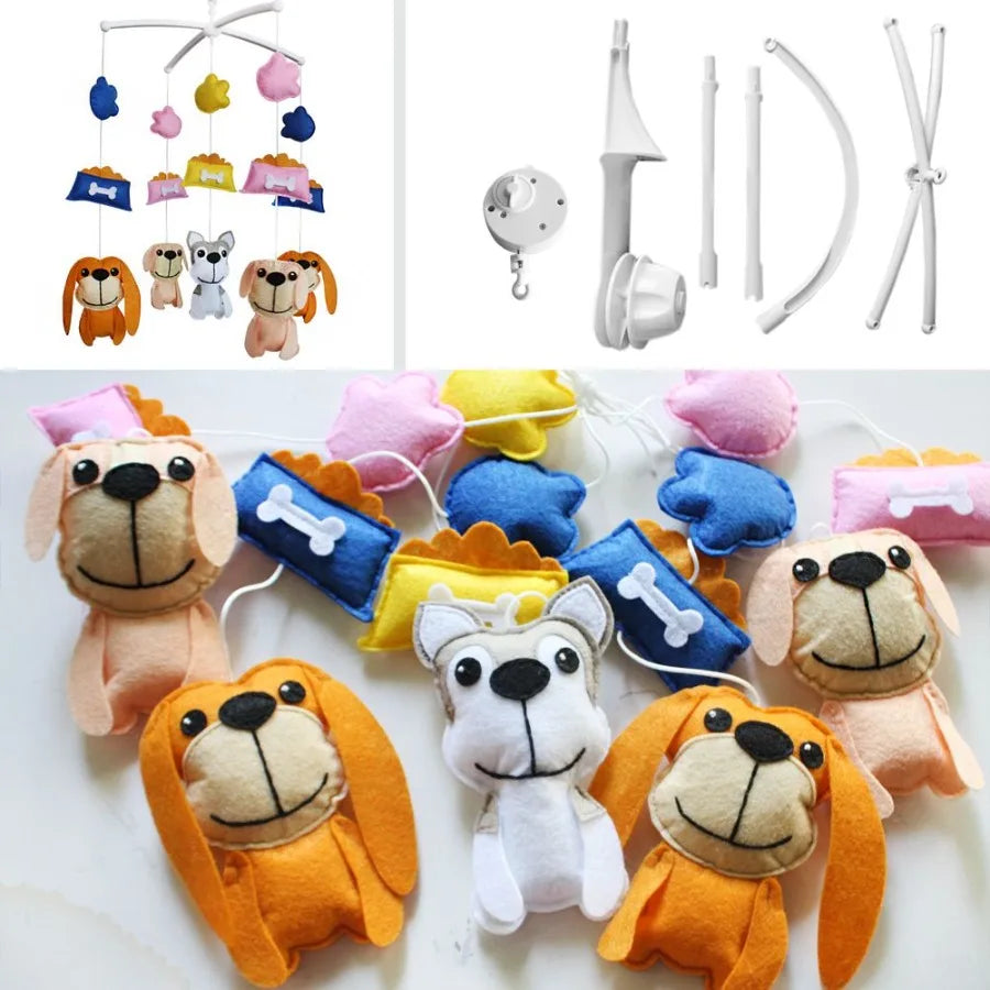 Baby Boy Girl Bedding Rattle Toy Crib Mobile Pet Dog
