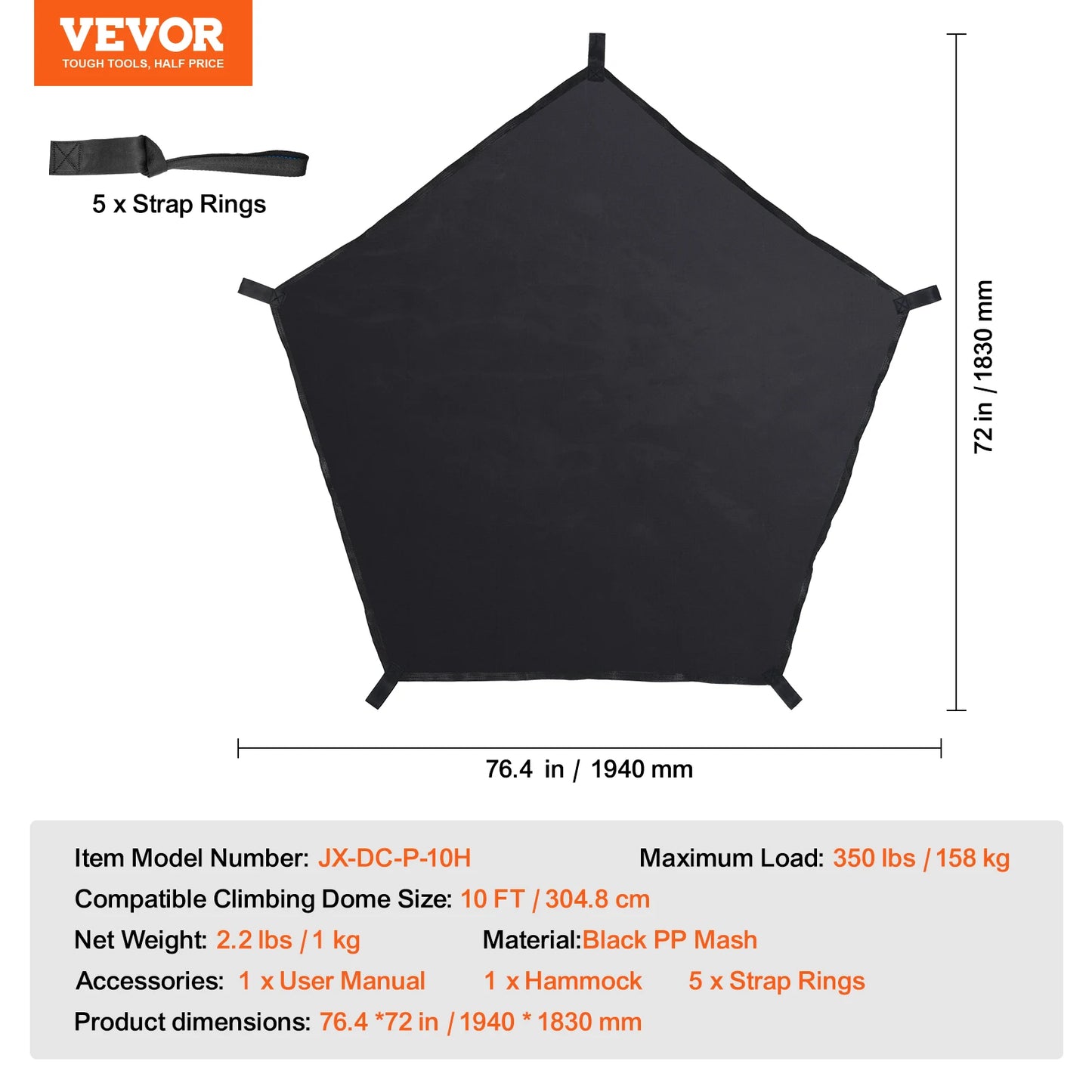 Geometric Climbing Dome For Kids 6 8 10 12 Feet Backyard