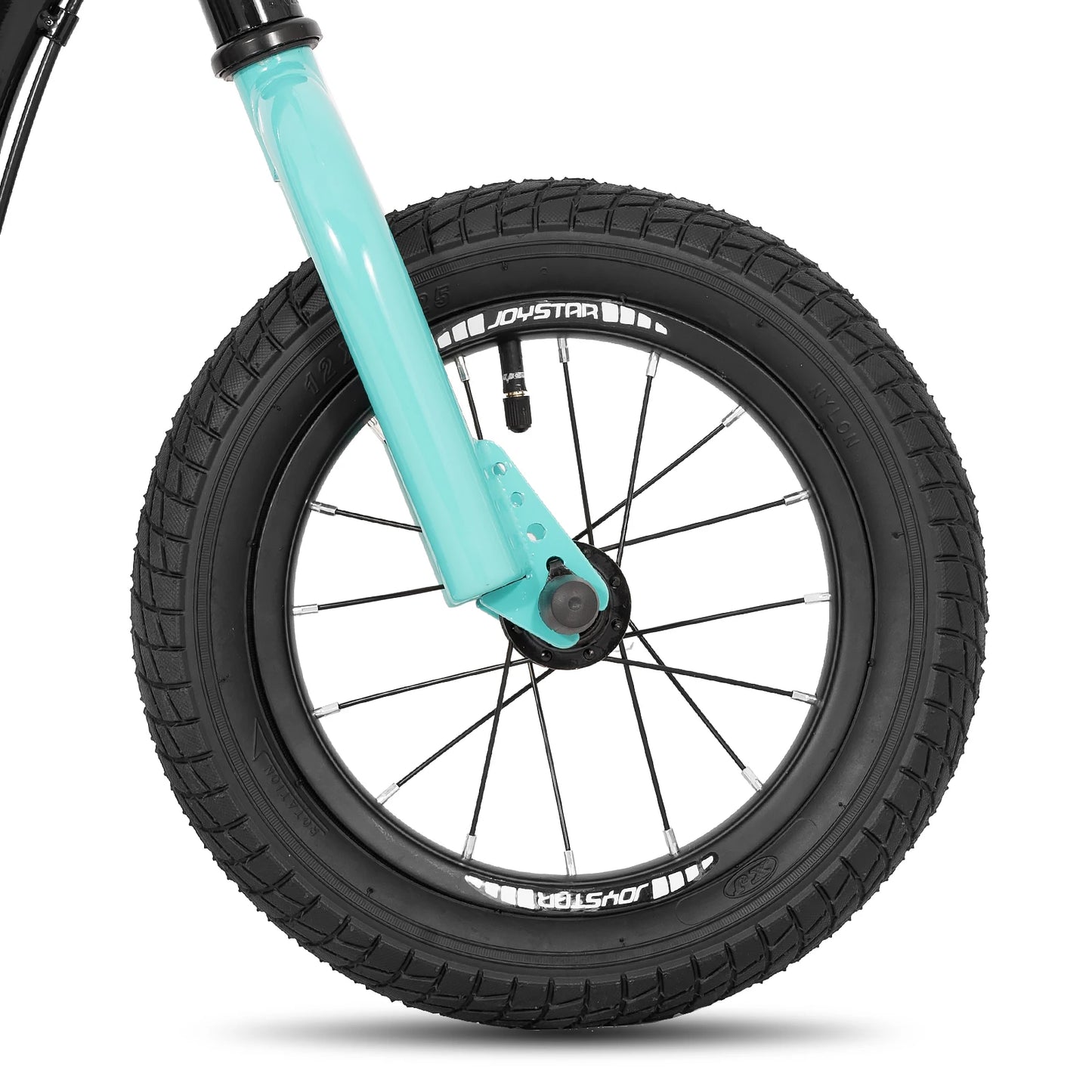 JOYSTAR Kick Scooter for Kids Lightweight Adjustable Handlebar 12 Inch Inflatable Wheels Rear Drum Brakes