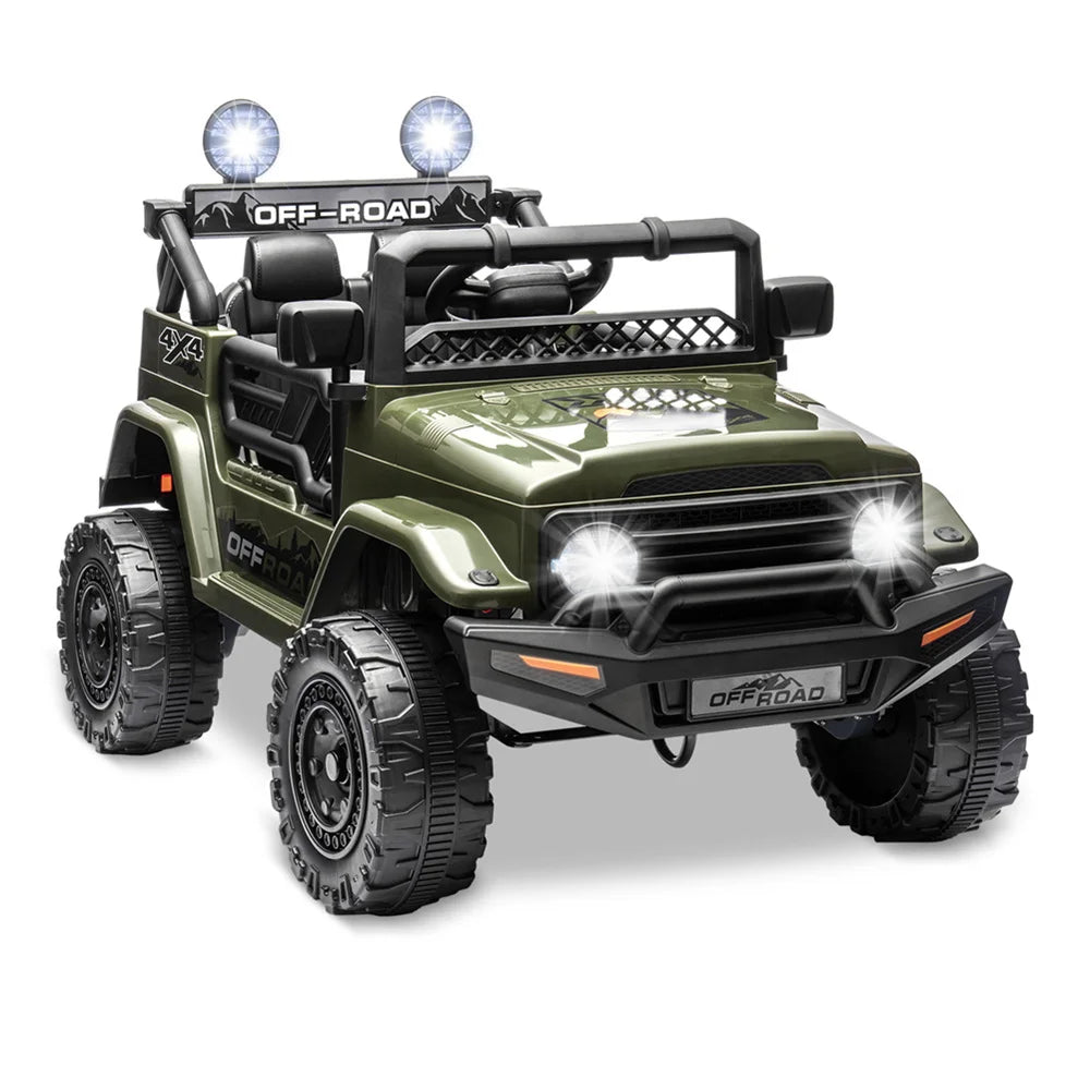 12V Kids Ride On Car for Ages 3 to 8 with 2 Seater Electric Vehicle Toy Truck and Remote Control Rechargeable Christmas Gift