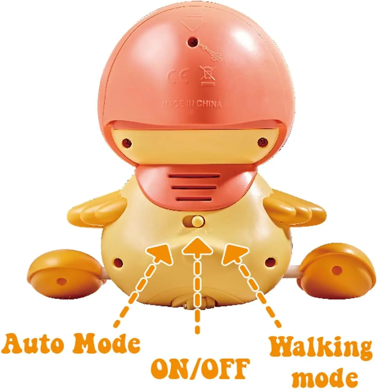 Baby Crawling Toys Musical Ducks Toddler Toys Early Education Kids Toys for Boys and Girls with Swing Walking Lights and Dancing Functions