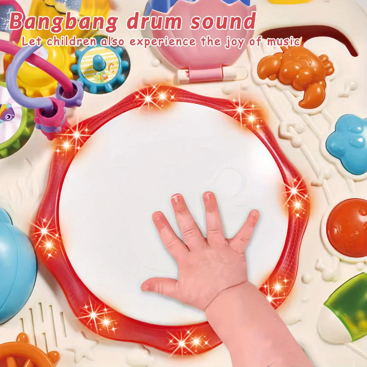 Child Activity Table Musical Instrument Games Educational Music Activity Toy Multi Functional Learning Table for Kids
