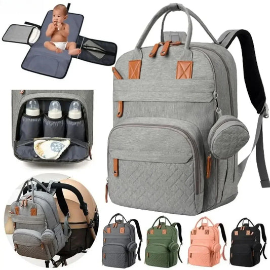 Diaper Backpack Mommy Waterproof Travel Tote Stroller Straps