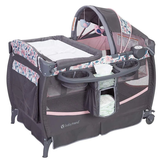 Deluxe II Nursery Center Playard Bluebell With Canopy