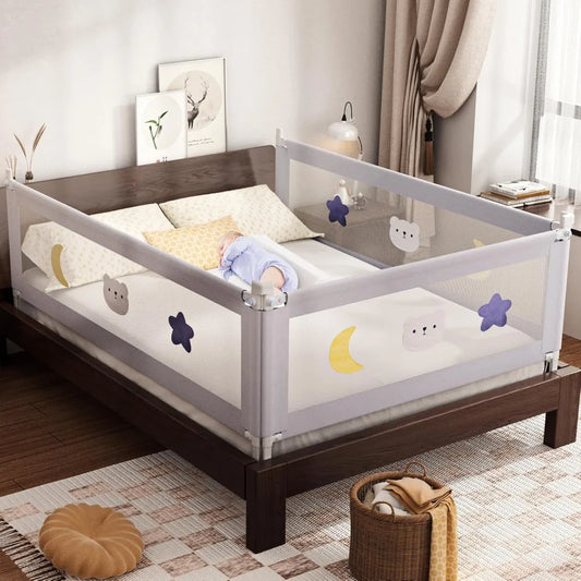 Toddler Bed Rails 3 Pack With Double Child Lock Pattern