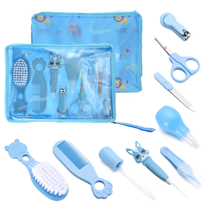 Newborn Care Kit 9 Pcs Health Grooming Nail Thermometer
