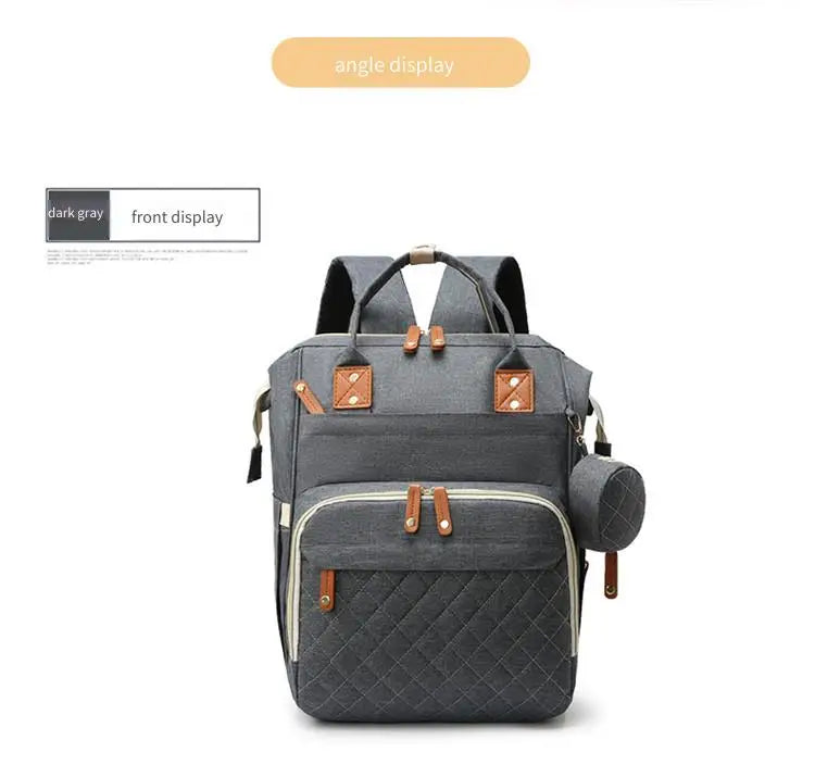 Waterproof Wear Resistant Mom Backpack Diaper Bag Capacity