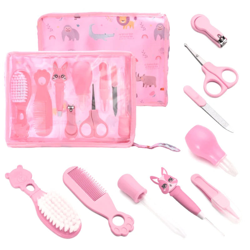 Newborn Care Kit 9 Pcs Health Grooming Nail Thermometer