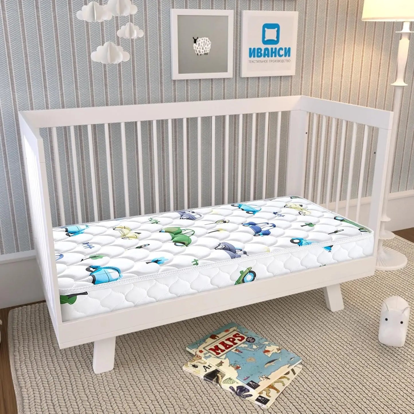 Premium Foam Baby Crib Mattress Toddler Mattress Non Toxic