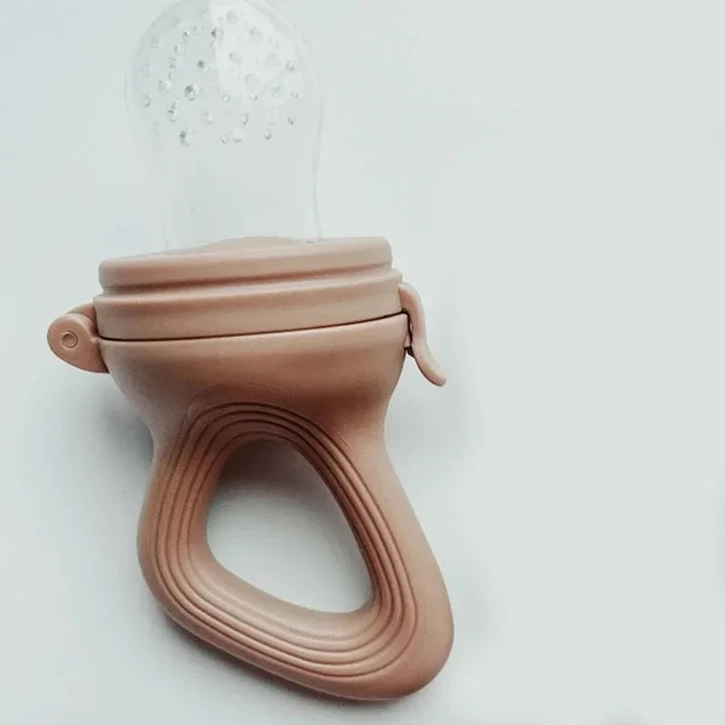 Silicone Baby Fruit Feeder With Cover Teething Pacifier