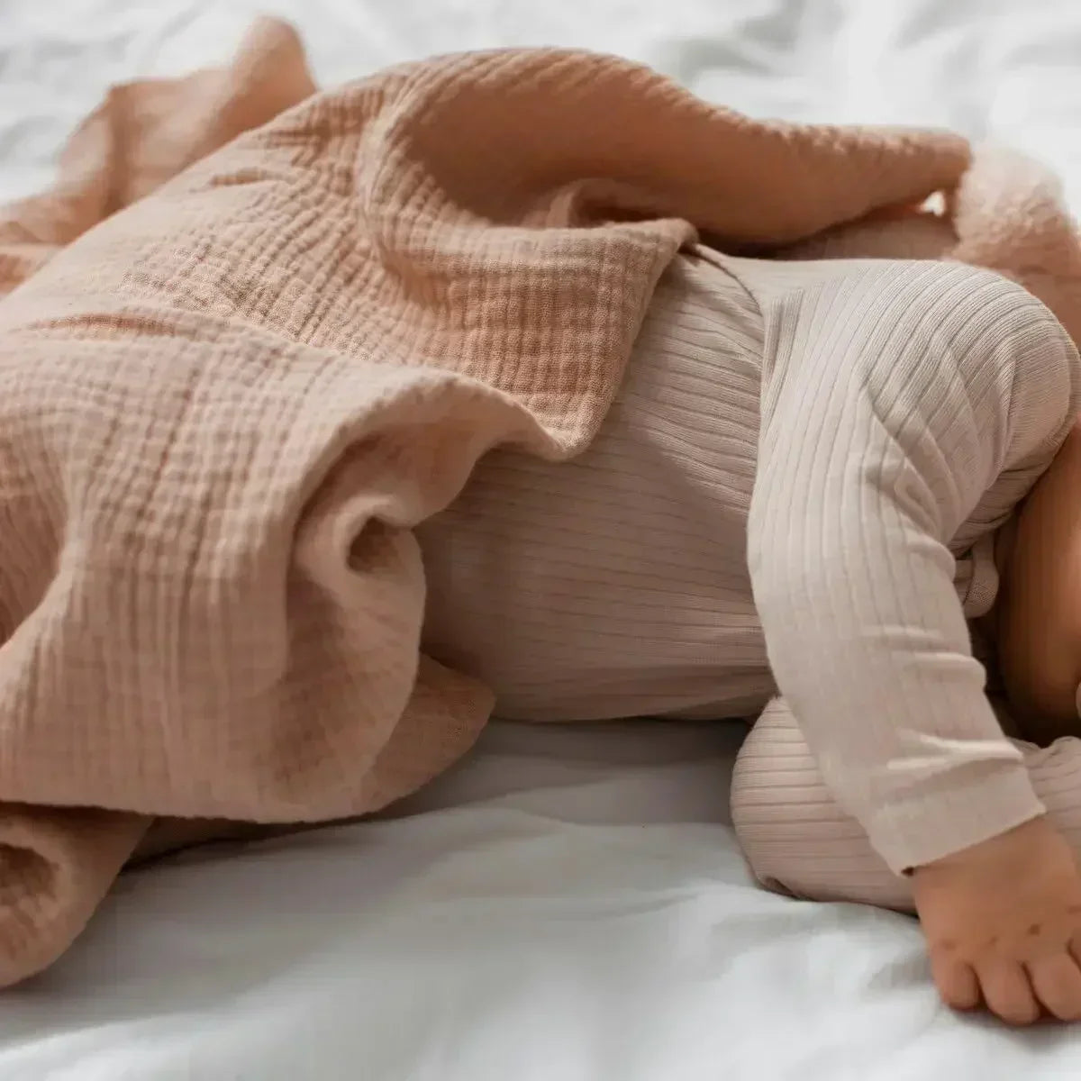 Three Pack Cotton Muslin Swaddle Baby Wrap Blankets Set