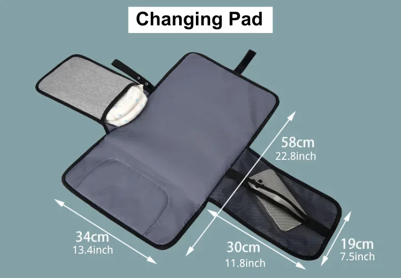 Diaper Backpack Mommy Waterproof Travel Tote Stroller Straps