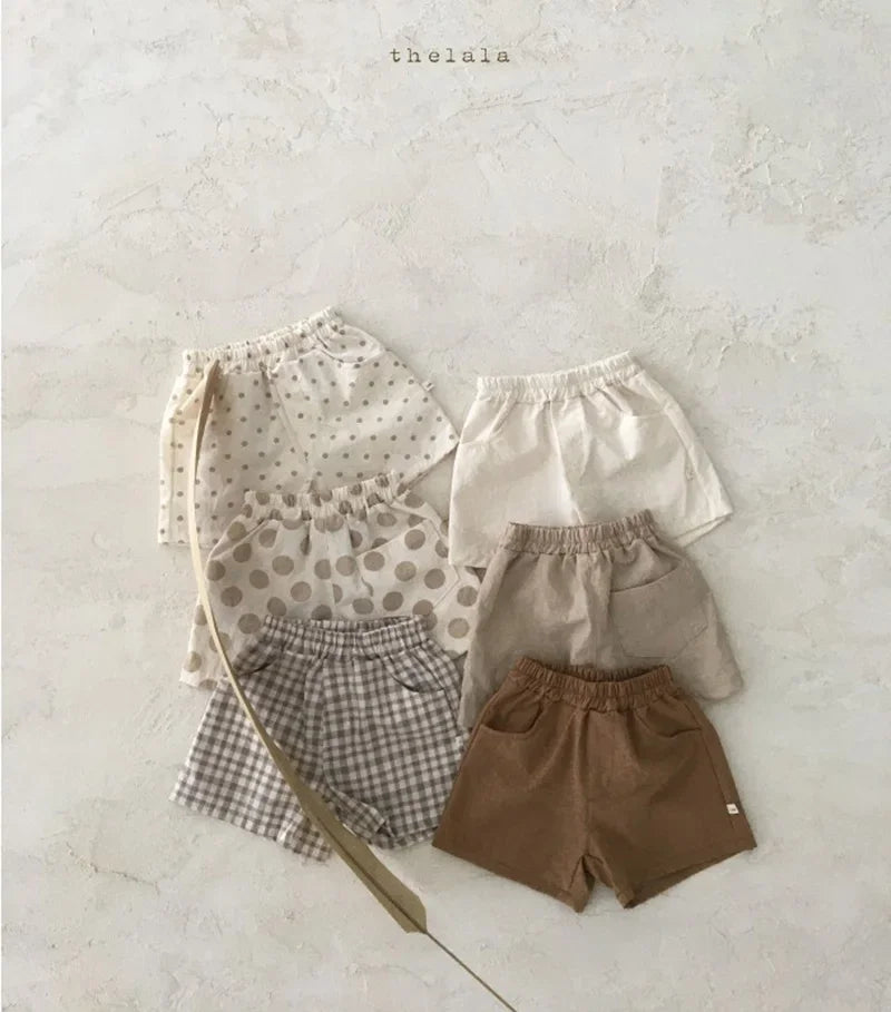 Adorable Baby Denim Shorts Casual Pants Pockets 0 To 24M