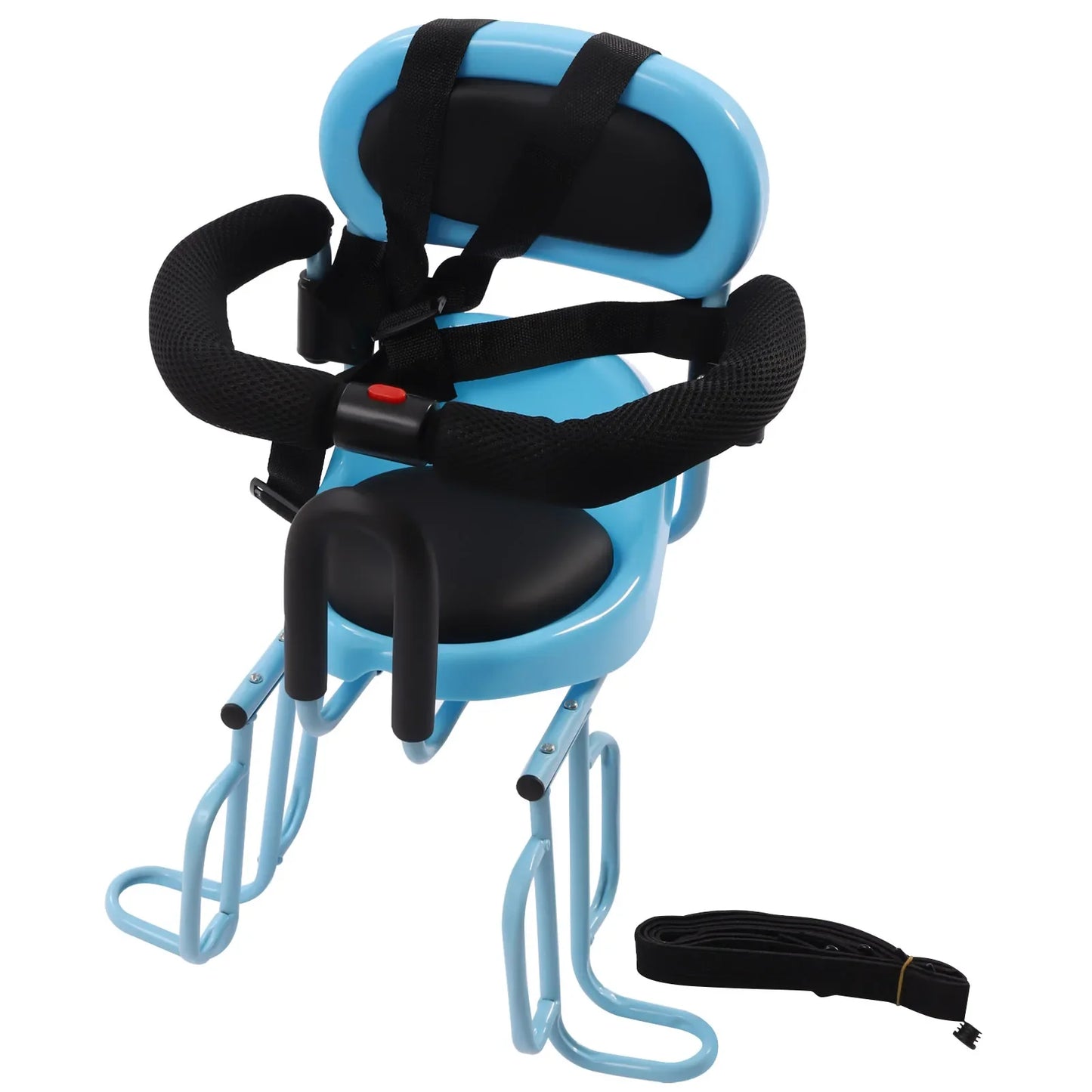 Bike Child Safety Seat With Foot Pedal Belt Universal