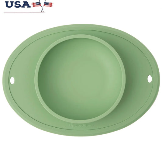 Suction Bowl With Placemat 100 Percent Food Grade Silicone
