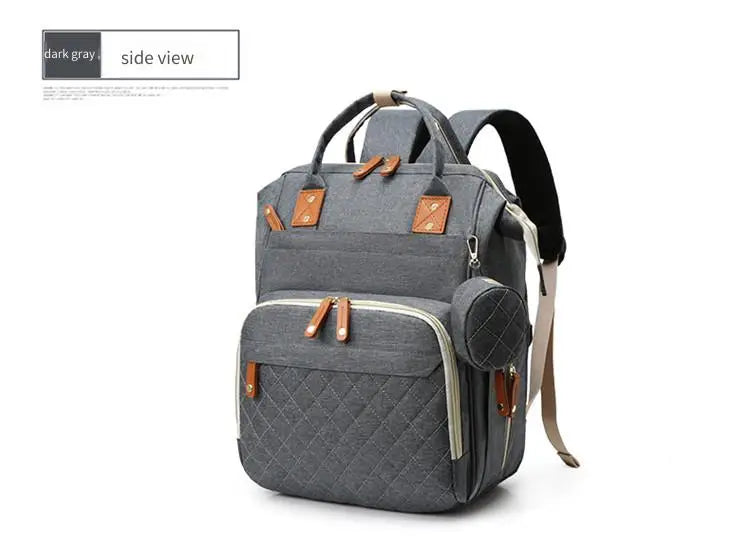 Waterproof Wear Resistant Mom Backpack Diaper Bag Capacity