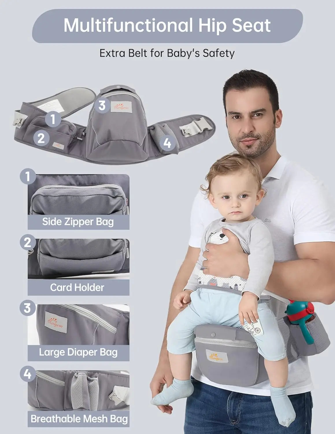 Baby Carrier Newborn To Toddler All Seasons Hood Position