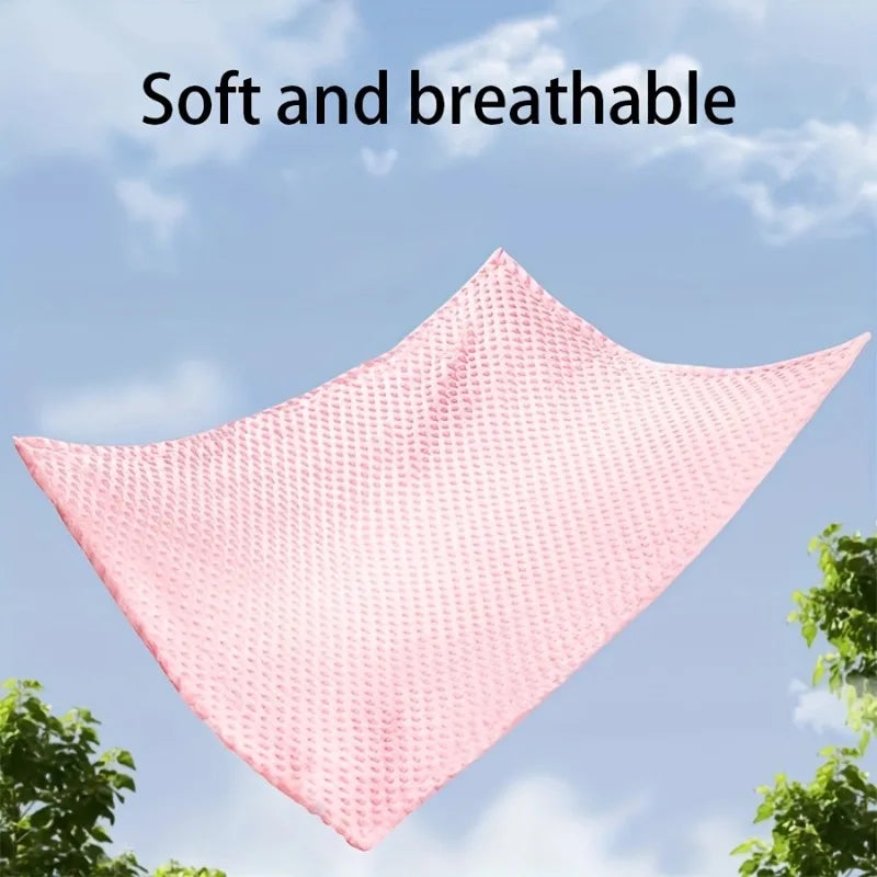 100x70cm Double Layered Newborn Calming Lightweight Blanket