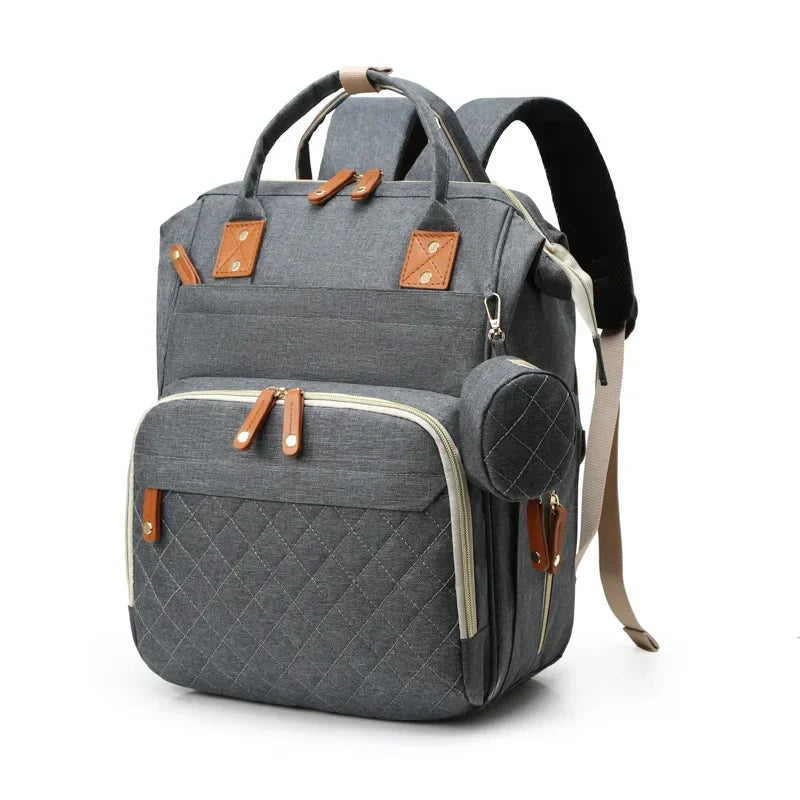 Waterproof Wear Resistant Mom Backpack Diaper Bag Capacity