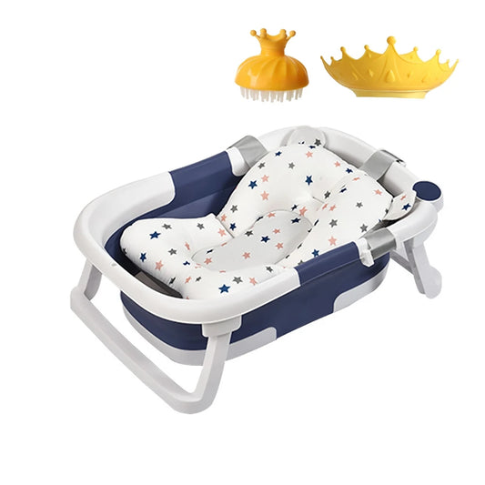 Portable Collapsible Baby Bathtub for Newborn to Toddler