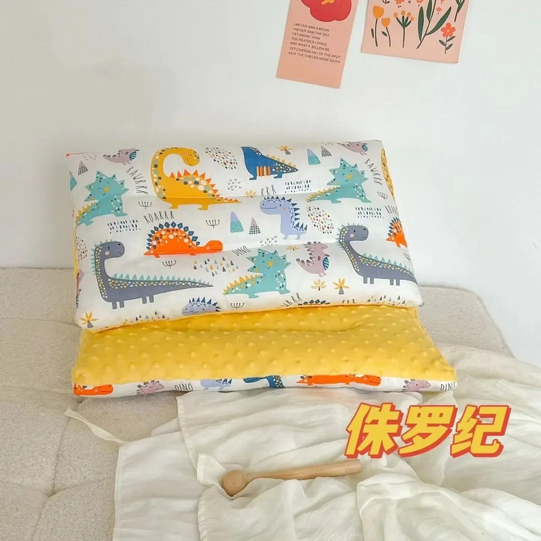 Soft Velvet Baby Pillow For Newborn Sleep And Headrest