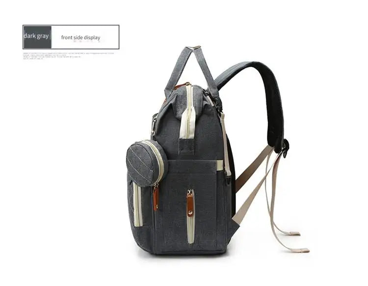 Waterproof Wear Resistant Mom Backpack Diaper Bag Capacity