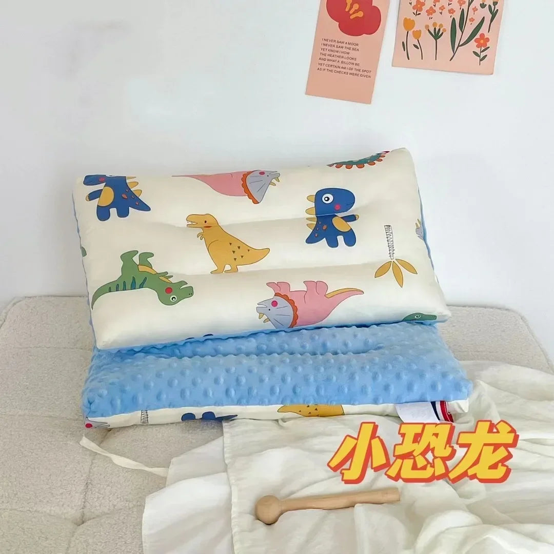 Soft Velvet Baby Pillow For Newborn Sleep And Headrest
