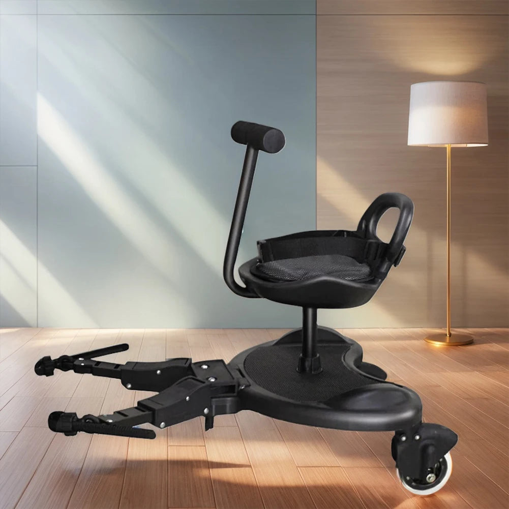 Baby Strollers Pedal Adapter Kid Standing Plate with Seat Auxiliary Trailer Footrest Pushchair Step Board Accessories