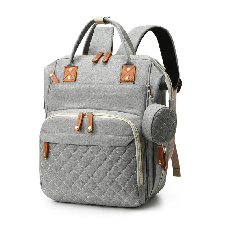 Waterproof Wear Resistant Mom Backpack Diaper Bag Capacity