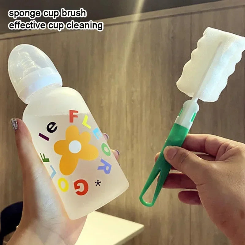 Cute Cartoon Milk Drinking Plastic Bottle with Straw for Children and Adults Eco-Friendly Water Cup