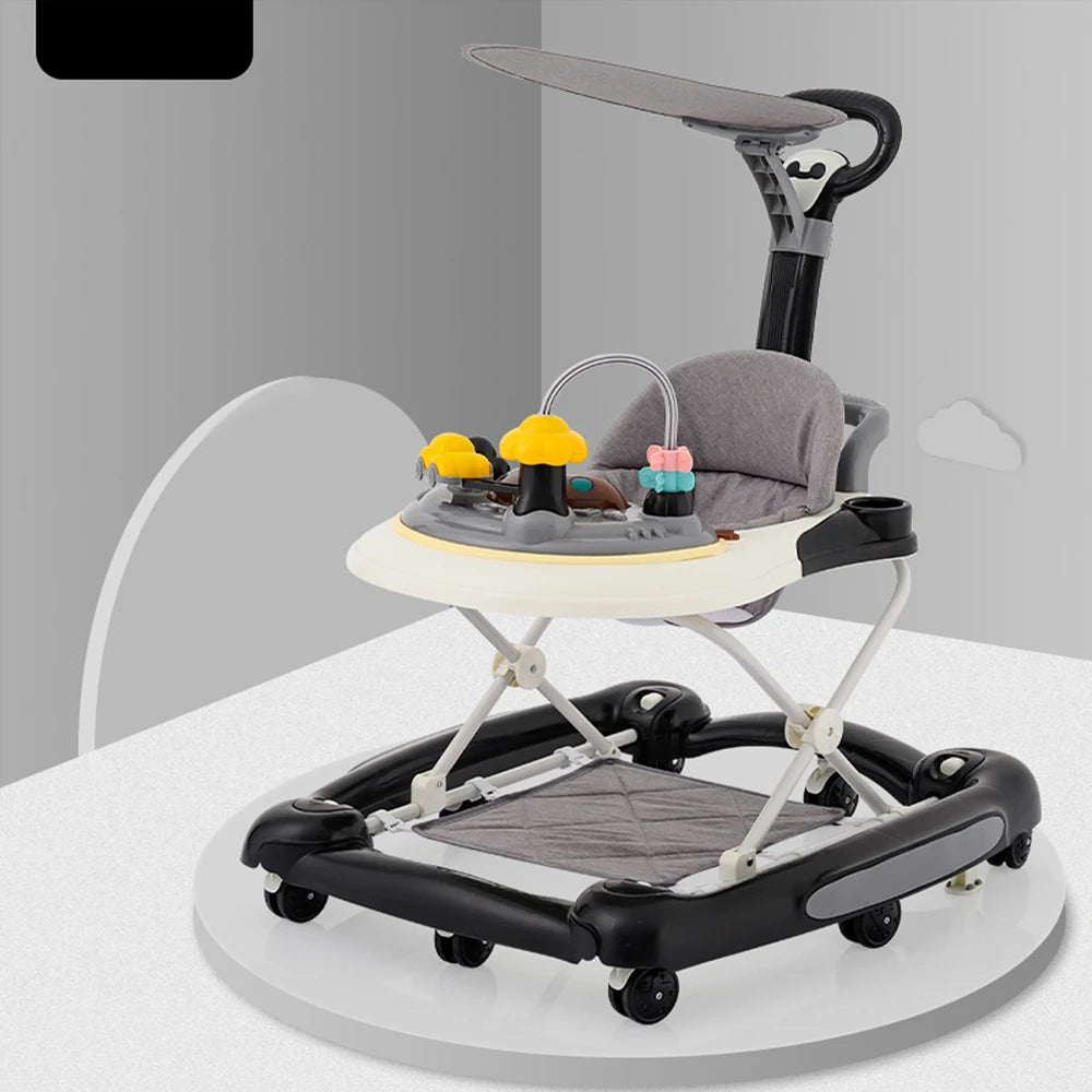 Baby Walkers With Universal Wheel Anti Roll Push Handle