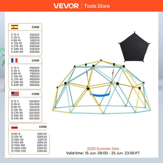 Geometric Climbing Dome For Kids 6 8 10 12 Feet Backyard