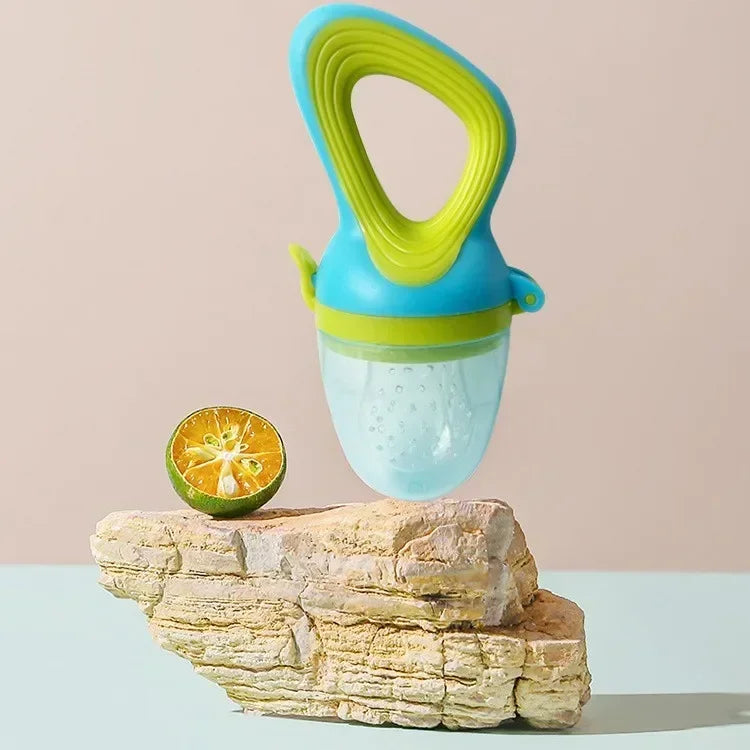 Silicone Baby Fruit Feeder With Cover Teething Pacifier