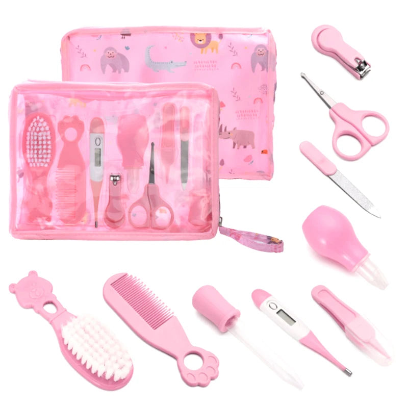 Newborn Care Kit 9 Pcs Health Grooming Nail Thermometer