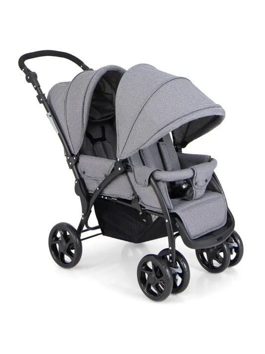 Foldable Double Stroller Lightweight Twin Tandem Seating