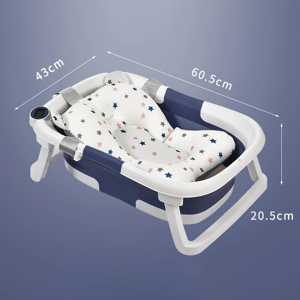 Portable Collapsible Baby Bathtub for Newborn to Toddler
