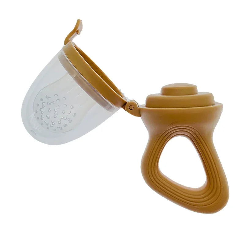Silicone Baby Fruit Feeder With Cover Teething Pacifier