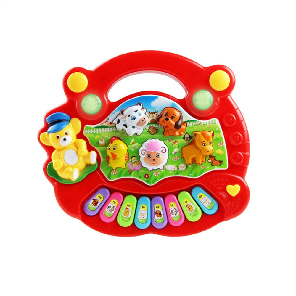 Baby Musical Toy Keyboard With Animal Sounds Learning Toy