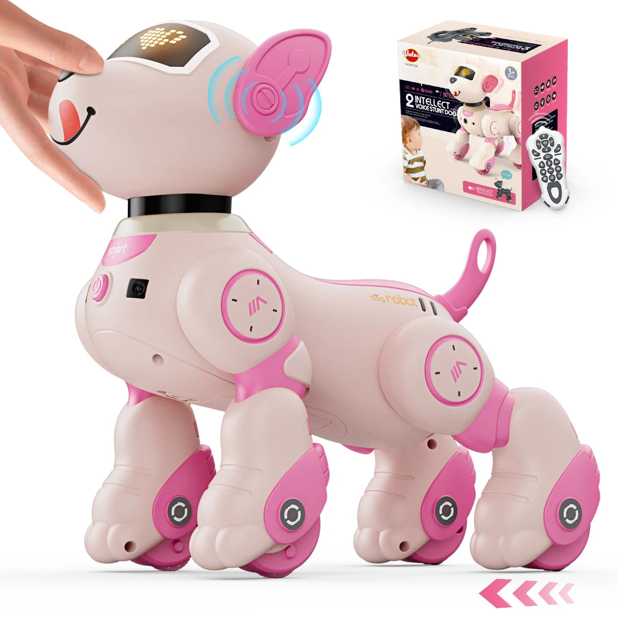VATOS Robot Dog Toy For Kids Remote Control 2 4GHz Voice