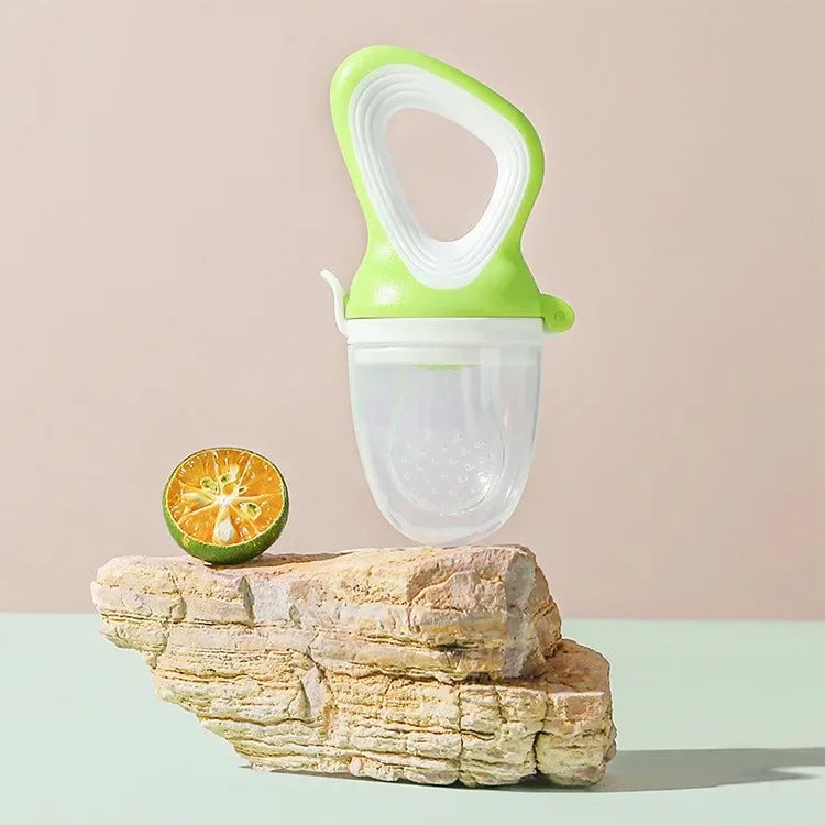 Silicone Baby Fruit Feeder With Cover Teething Pacifier