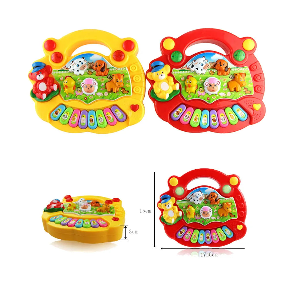 Baby Musical Toy Keyboard With Animal Sounds Learning Toy