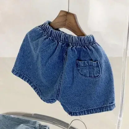 Adorable Baby Denim Shorts For Toddlers With Pockets Summer
